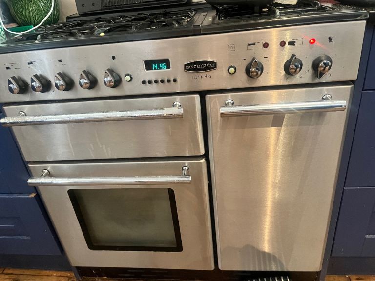 Rangemaster Toledo 90cm wide Dual Fuel Range Cooker with Gas Hob