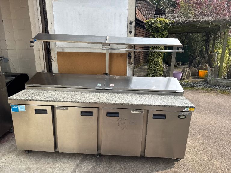 Commercial foster pizza fridge 4 doors fully serviced like new cafe pizza 