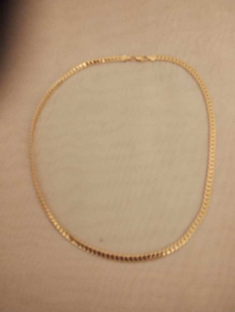  20 inch 18k gold Plated Necklace 