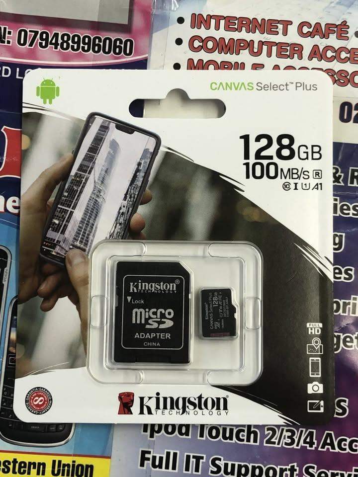 128GB MICRO SD Kingston Memory Card