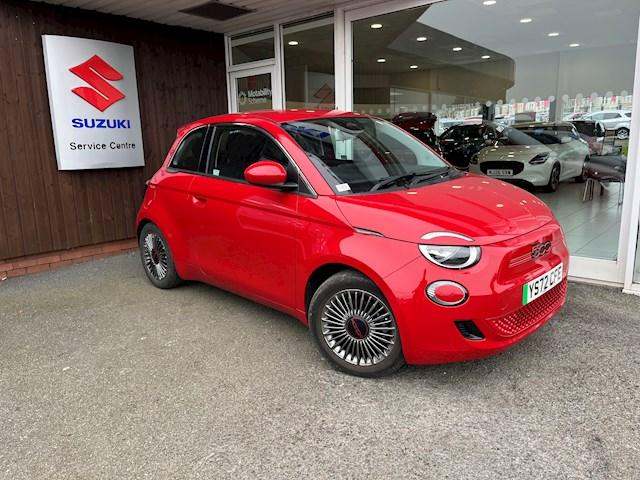 2022 Fiat 500 87kW Red 42kWh 3dr Auto HATCHBACK ELECTRIC Automatic