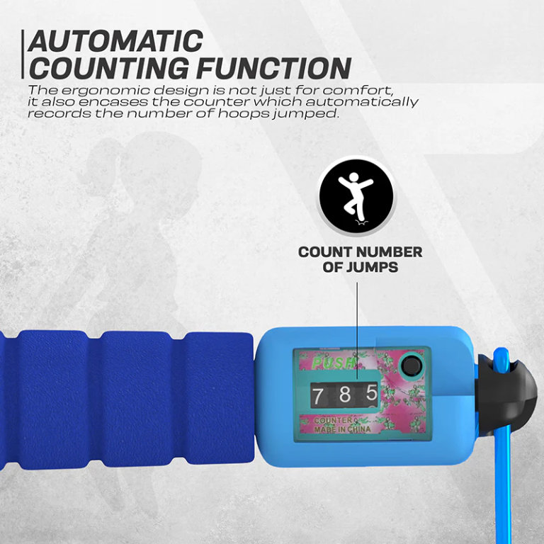 Skipping rope with counter