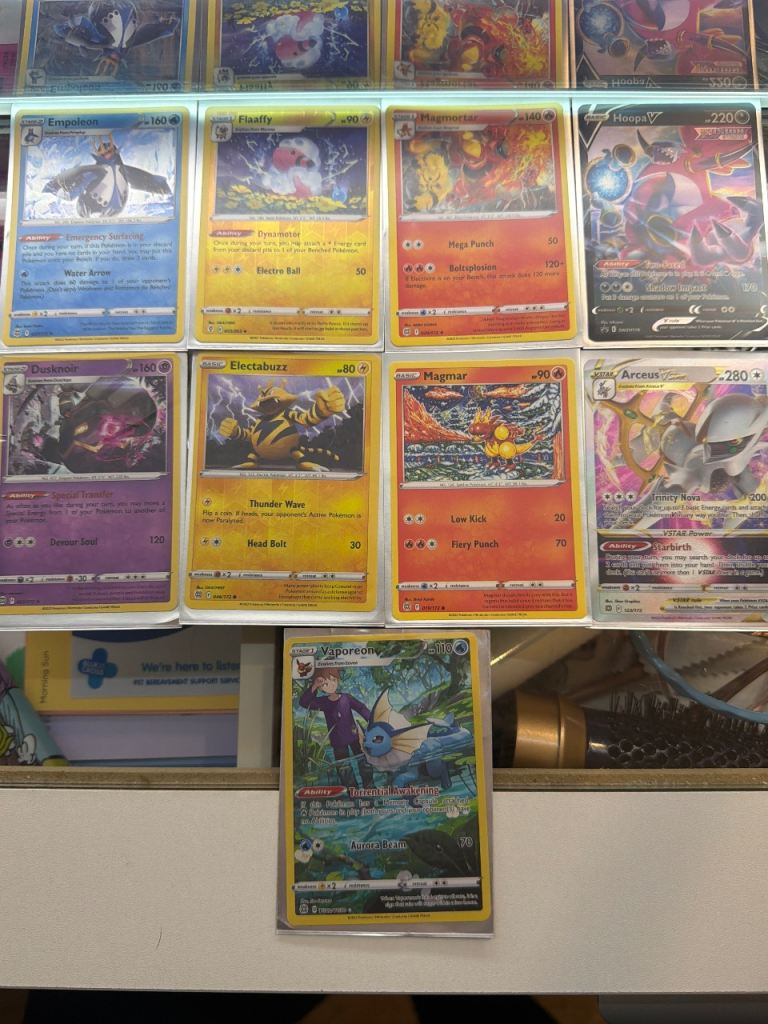 Pokemon cards set of 9