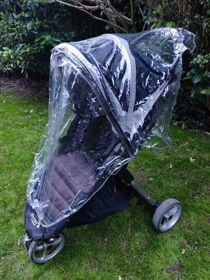 City mini by baby jogger - single buggy + rain cover