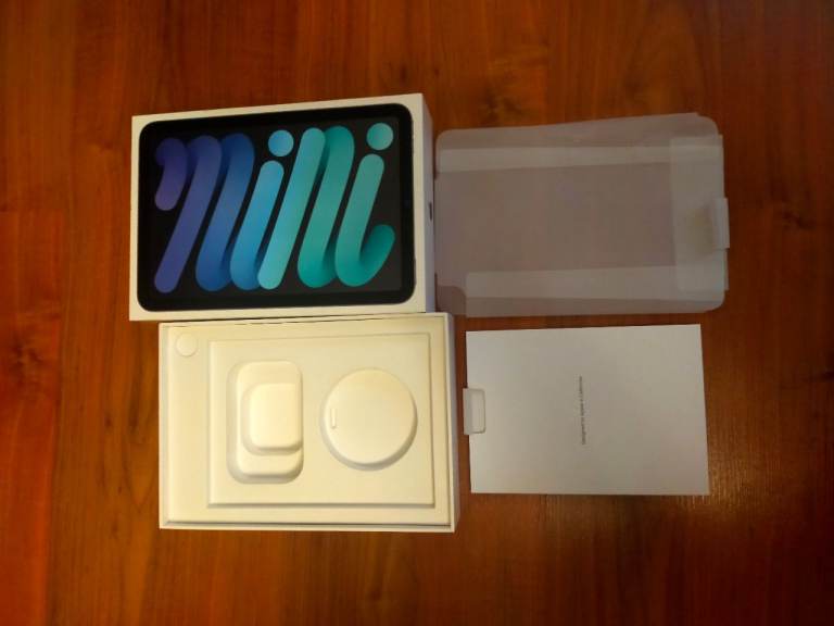 2 x Apple iPad Mini 6th G Empty Box 64Gb Wifi Packaging Genuine MK7M3B/A Space Gray Model A2567