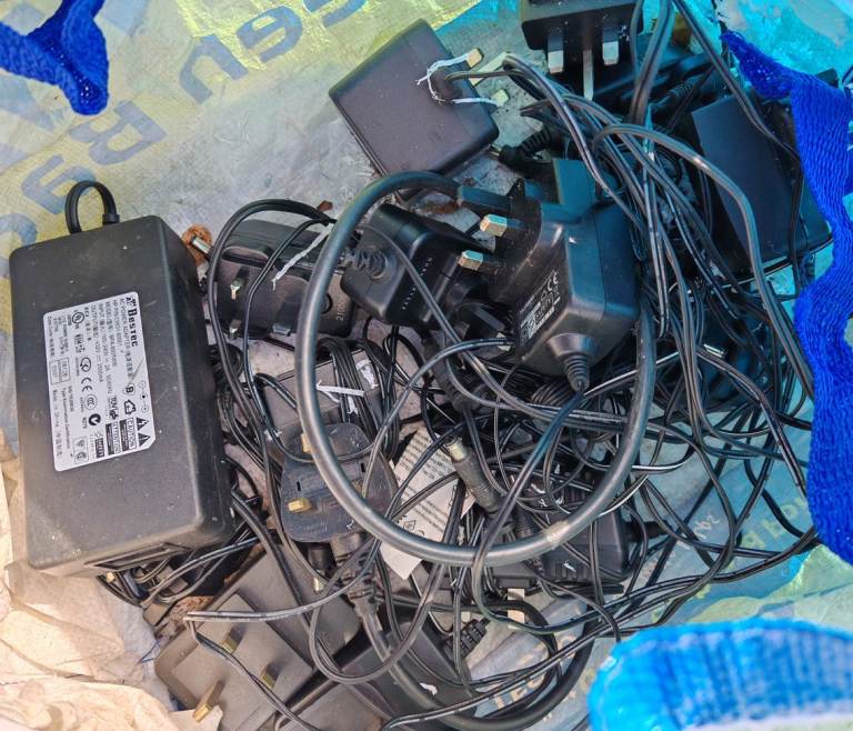 Mixed Lot of Power Adapters and Cables