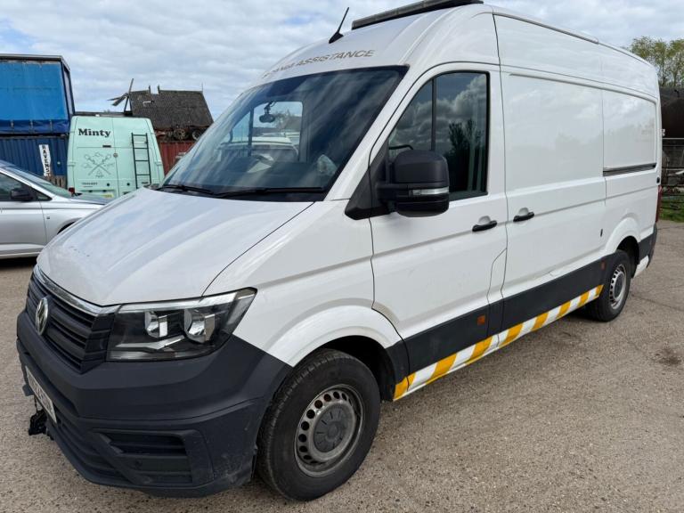2022 Volkswagen Crafter Plus VAT £9,000 2.0 TDI Trendline High Roof Van Accident Damaged Salvage ...