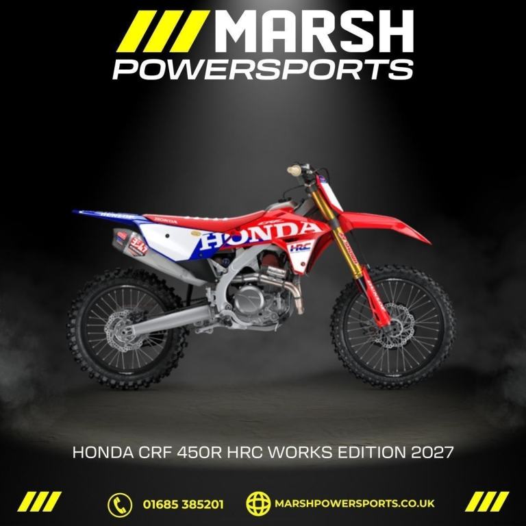CRF 450R Works Edition 2027 Model - Honda Main Dealer - Reserve NOW!