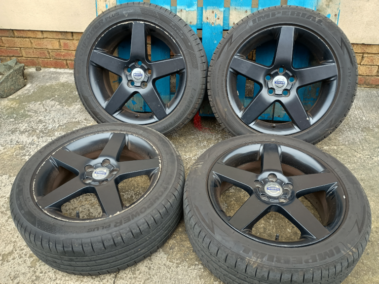 17" VOLVO ALLOYS 5x108 WHEELS 215 50 17" TYRES S40 S60 V40 V50 V60 V70 C30 C70 