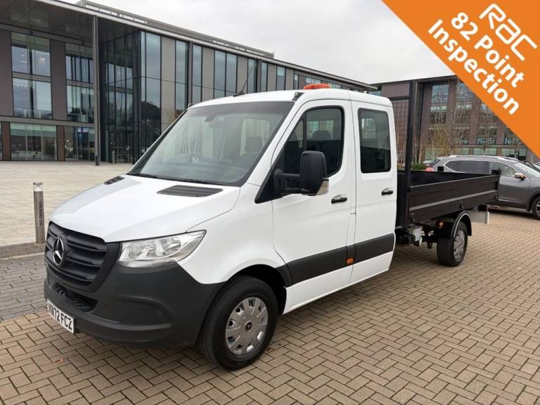 2022 Mercedes-Benz Sprinter 314 PROGRESSIVE 2.1CDI EU6 S/S 130Ps RWD L3 D/CAB TIPPER *7 SEATS*KEY...