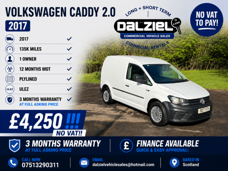Volkswagen, CADDY, Panel Van, 2017, Manual, 1968 (cc)