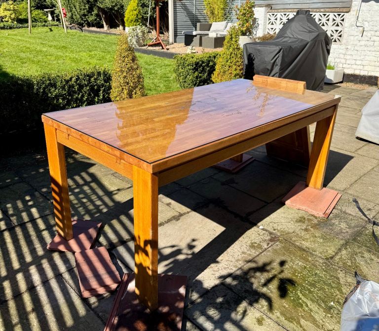 Barker and Stonehouse solid wood dining table 