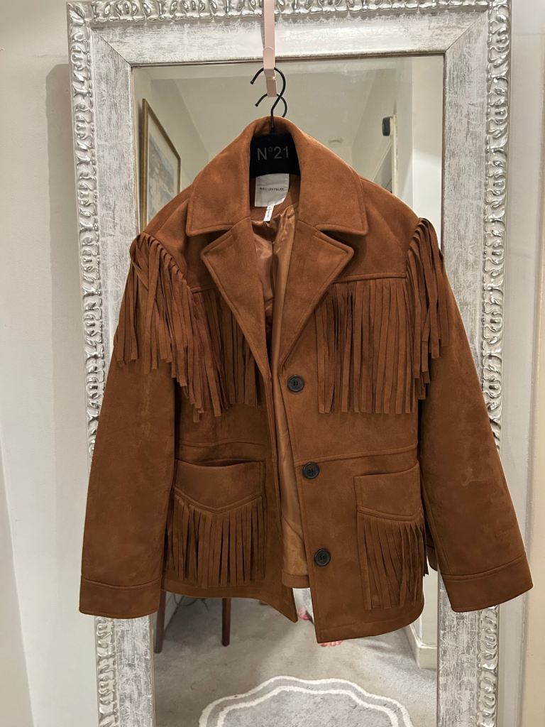 Avec les filles faux Suède jacket