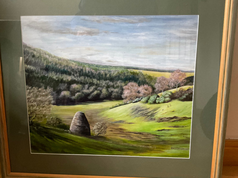 Stonehaven Fetteresso Castle Dovecot Painting