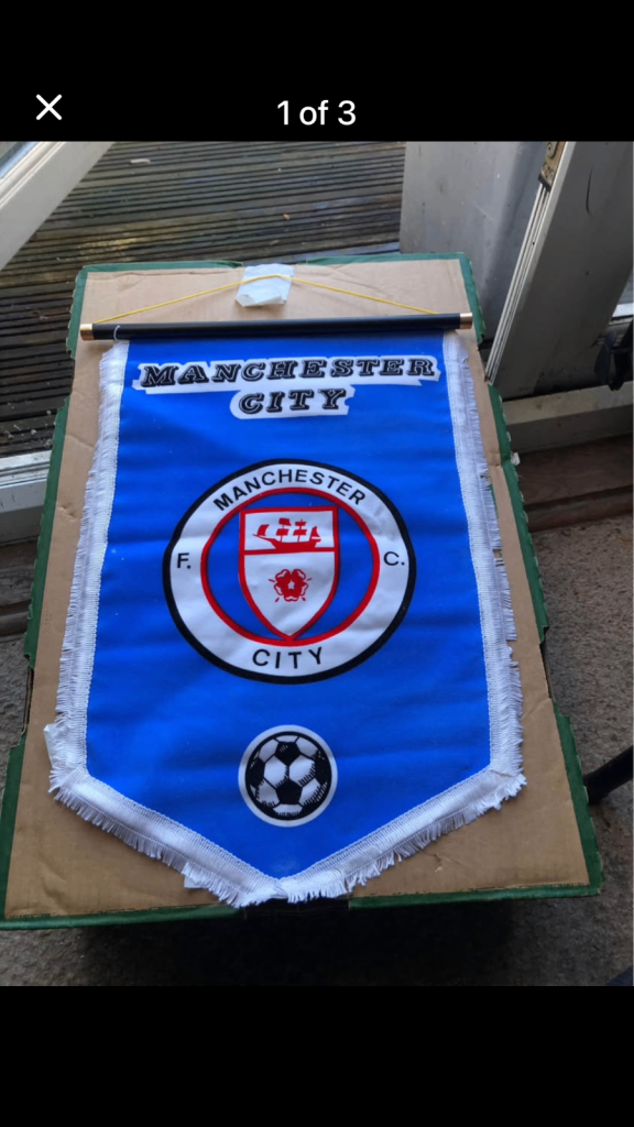 Manchester City football pennant 