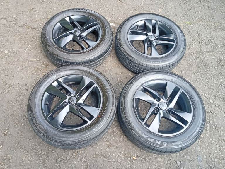 VW Up Skoda Citigo Seat Mii Alloy Wheels Tyres 