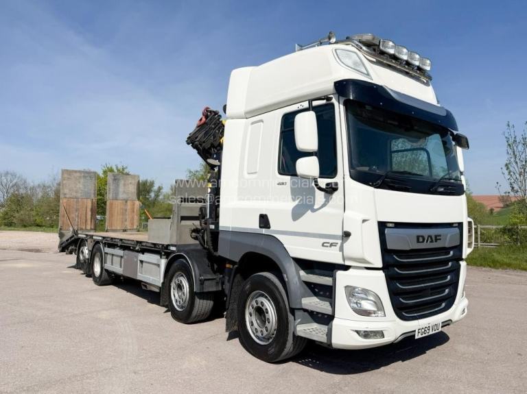 2019 (69) DAF CF 480 CRANE-MOUNTED 32T CHEESE WEDGE BEAVERTAIL 8X2