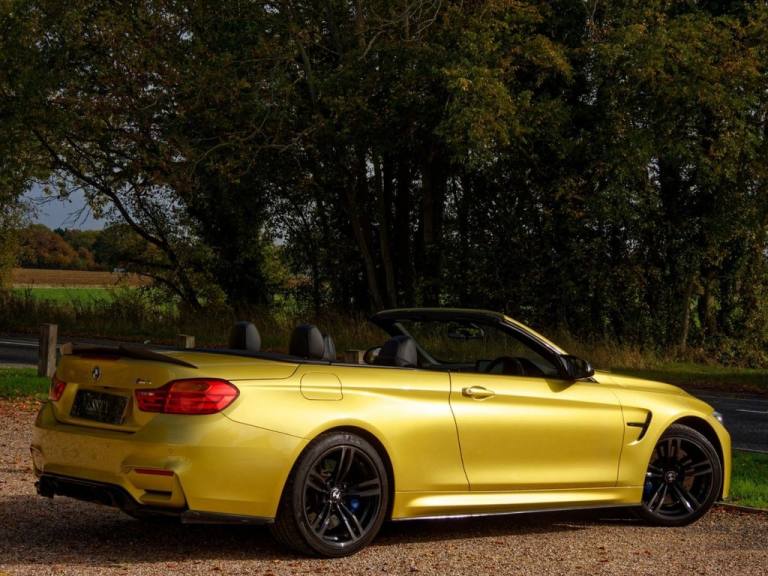2015 M BMW M4 3.0 BITURBO CONVERTIBLE 2DR PETROL DCT EURO 6 (S/S) (431 PS)