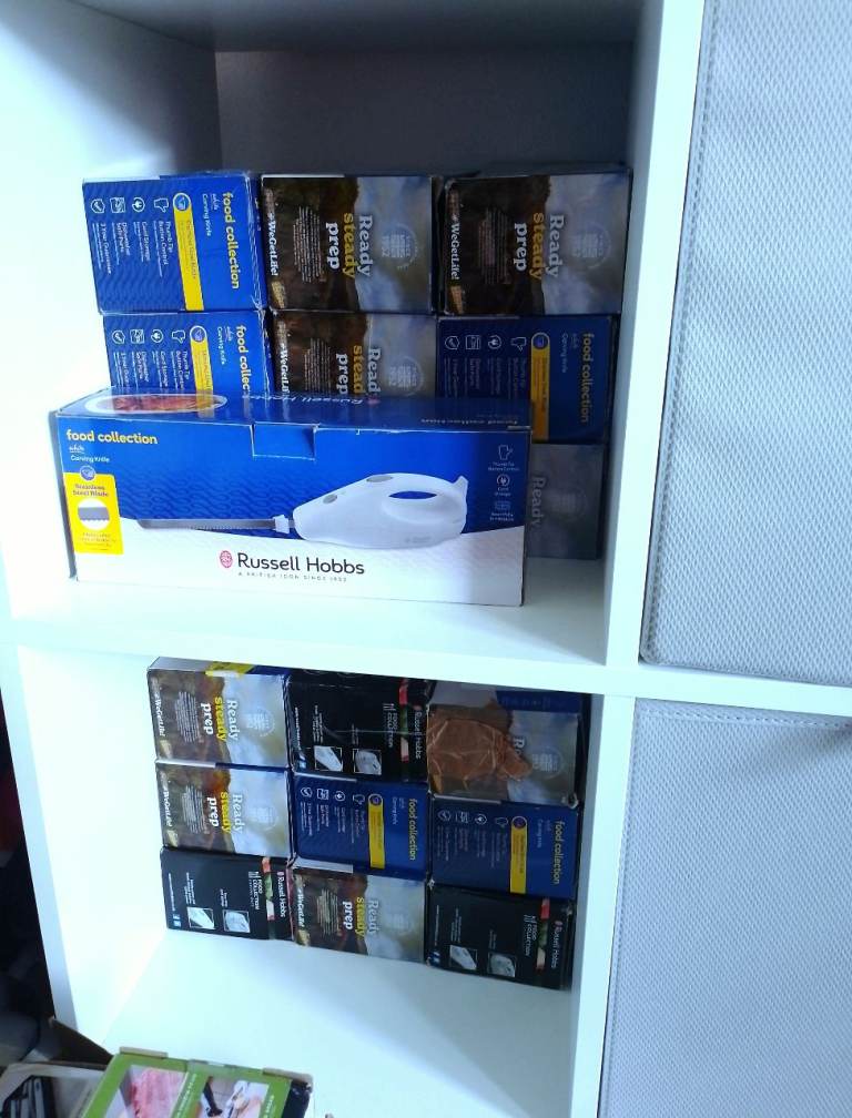 Joblot of electric knife sets