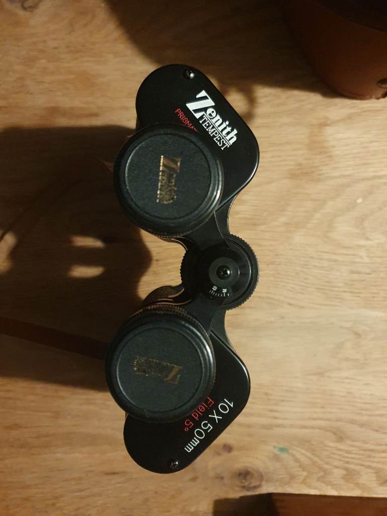 Zenith Tempest 10x50mm Binoculars with Case – Good Condition