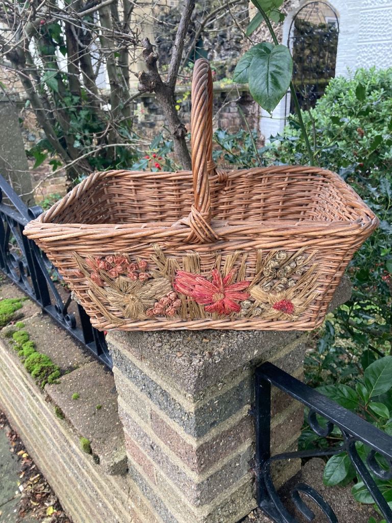 Vintage Wicker Basket 