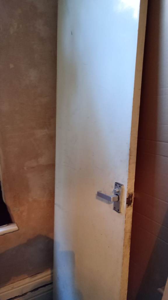 Internal White Door with Handle
