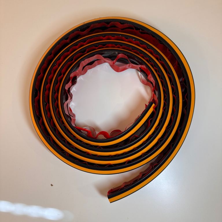 Floor Cable Cover, 3M Cable Protector with Adhesive, Rubber Cable Floor Cover