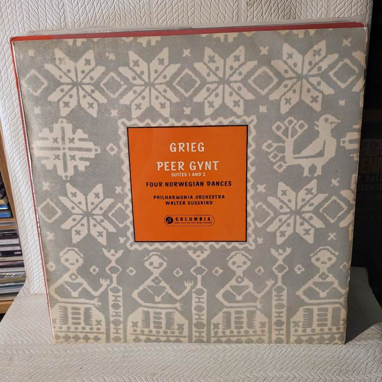 Grieg Peer Gynt Suites 1 & 2 Vinyl Record Columbia Long Playing. R2/6