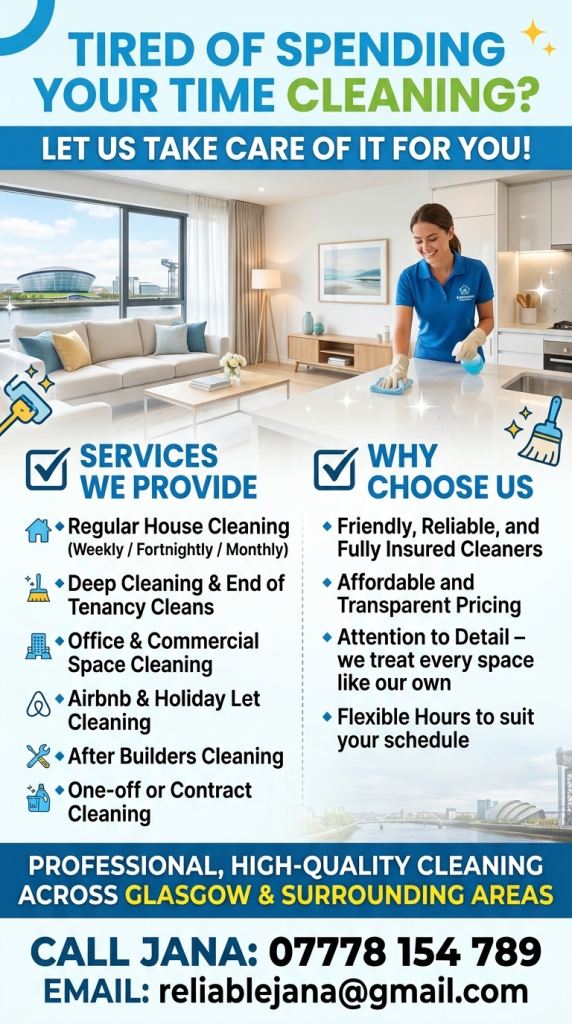 Reliable Domestic & Commercial Cleaning Services 