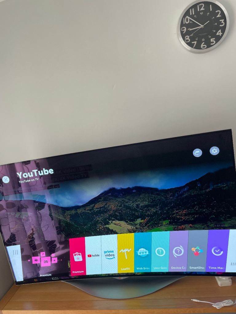 LG Smart 55 Inch Curved TV