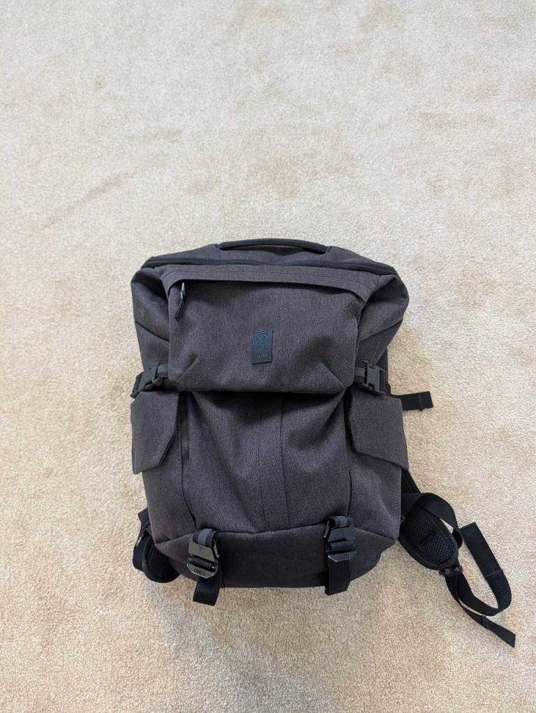 Chrome Industries Pike Pack 2.0 Backpack Padded Black Travel Commuter Bag