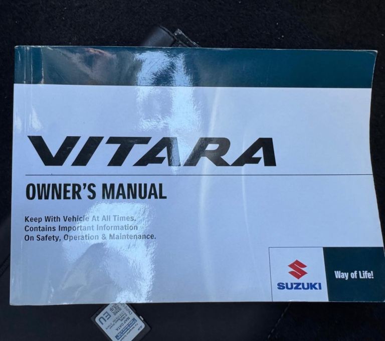Suzuki vitara  2016 to 2020 owners manual and SD card