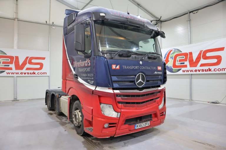 2013 (63 PLATE) Mercedes Benz ACTROS 2545 6x2 Euro 6 Tractor Units