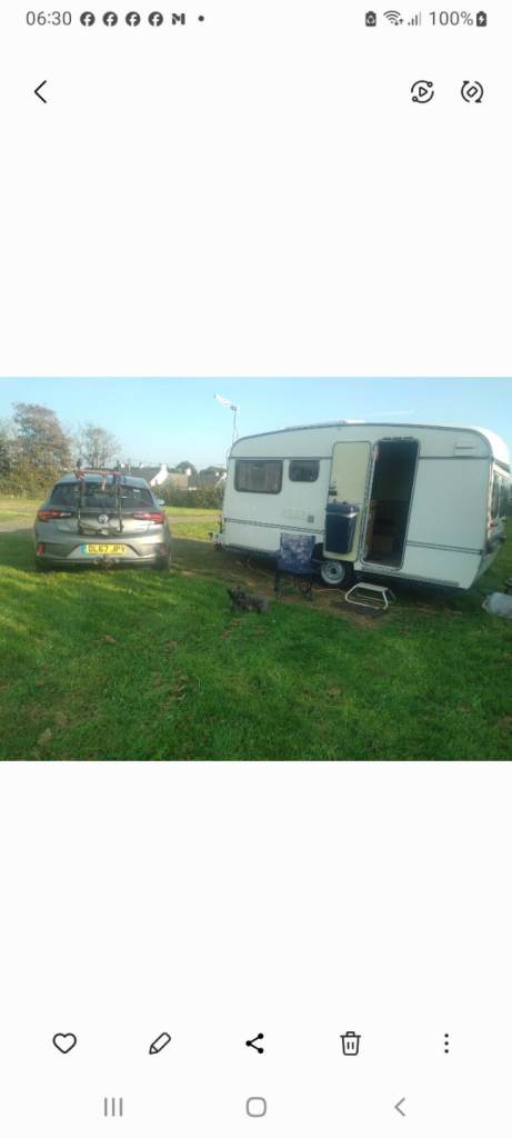 Bailey 3berth caravan