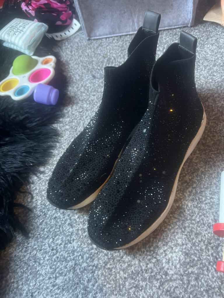 jimmy  choo size 6 sock ladies  trainers