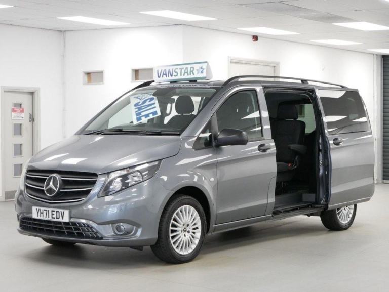 71 MERCEDES VITO 119 RWD 2.0 CDI 190 BHP LONG PREMIUM AUTOMATIC 5 SEATER CREWCAB