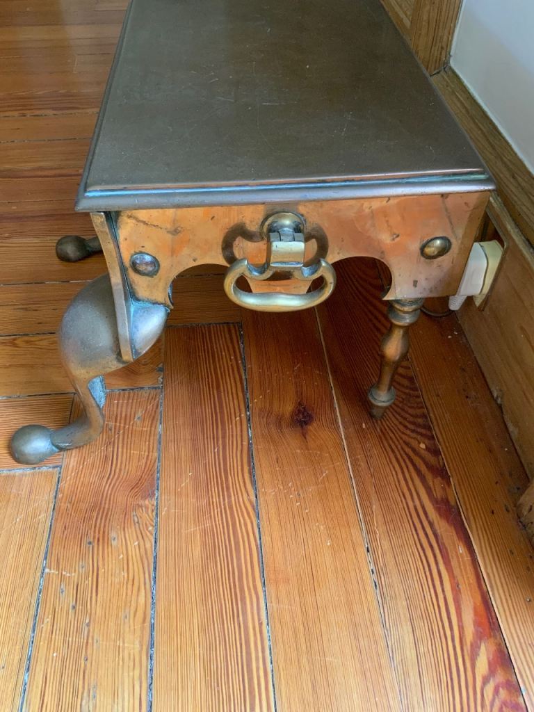 Solid brass antique teapot stand
