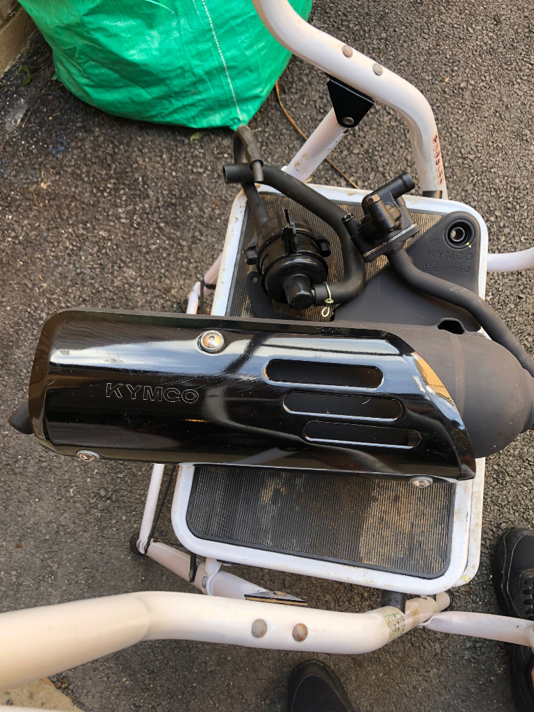 Kymco agility rs 50 2T stock exhaust