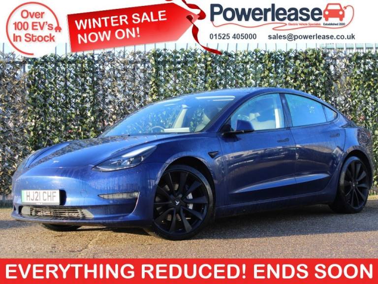 2021 Tesla Model 3 (Dual Motor) Long Range Saloon 4dr Electric Auto 4WDE (346 ps) Saloon ELECTRIC...