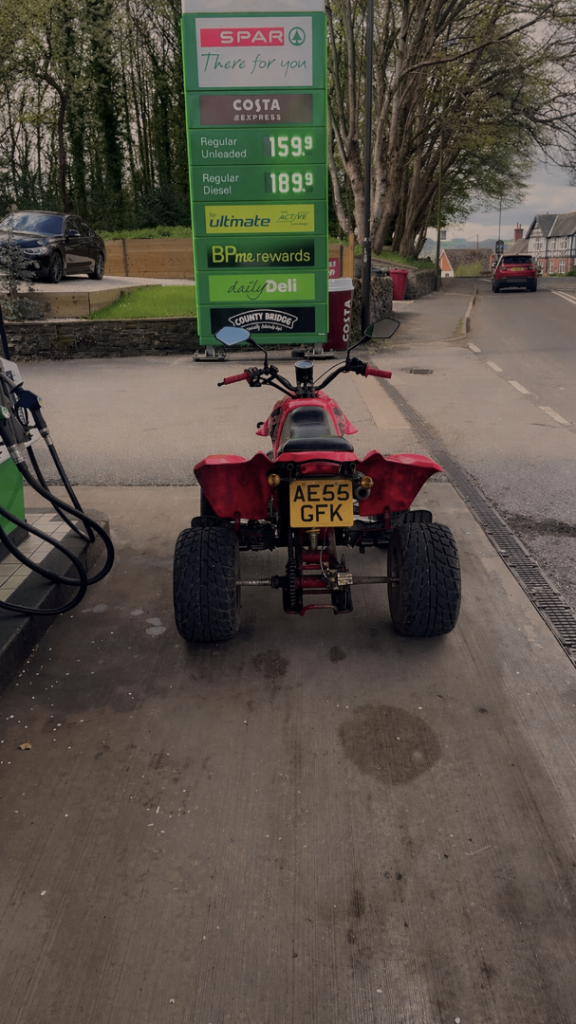 Apache Rlx 250 s road legal quad bike 