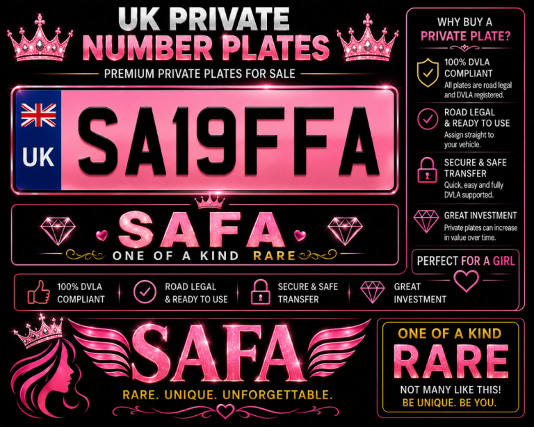 ASIAN PRIVATE NUMBER PLATE SAFFA 