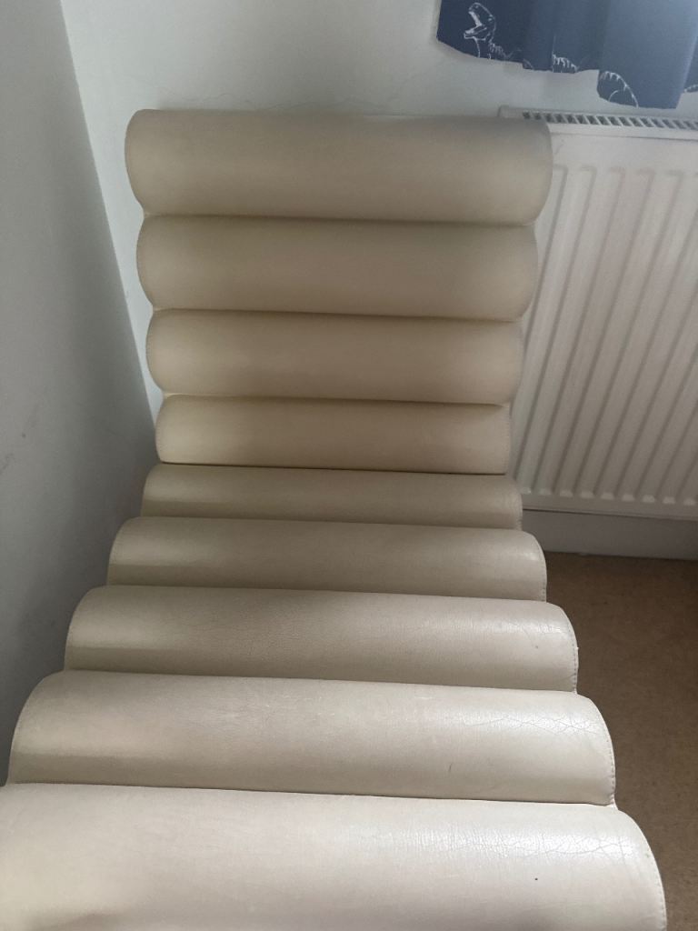 Leather designer chair