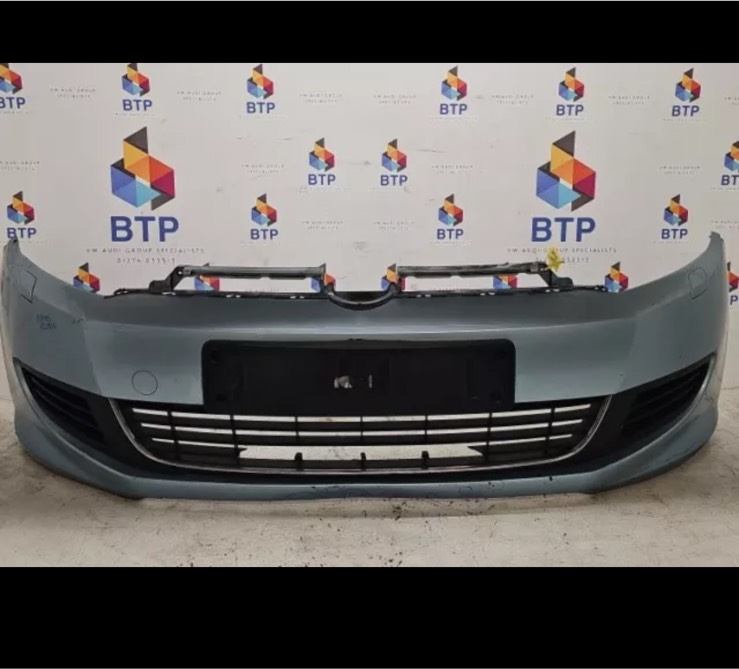 VOLKSWAGEN GOLF 2012 BUMPER (FRONT) BLUE LD5E