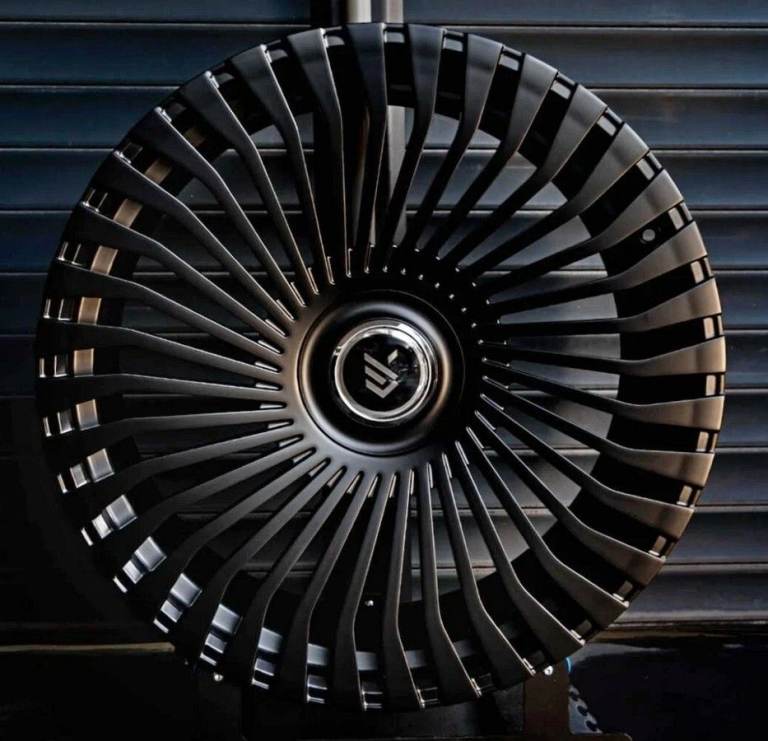 RANGE ROVER SPORT VOGUE 4x 24'' ERO FORGED TURBINE SATIN BLACK NEW ALLOY WHEELS