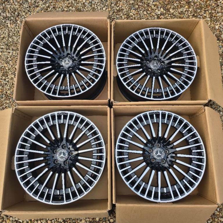 Genuine Mercedes EQC 21" Turbine Alloy Wheels N293 Michelin AMG
