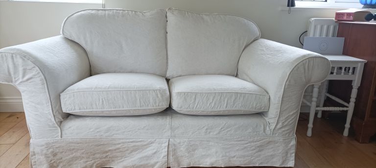 Laura Ashley Cream 2 seater Sofa