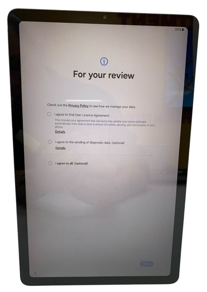 Samsung Galaxy Tab S6 Lite 