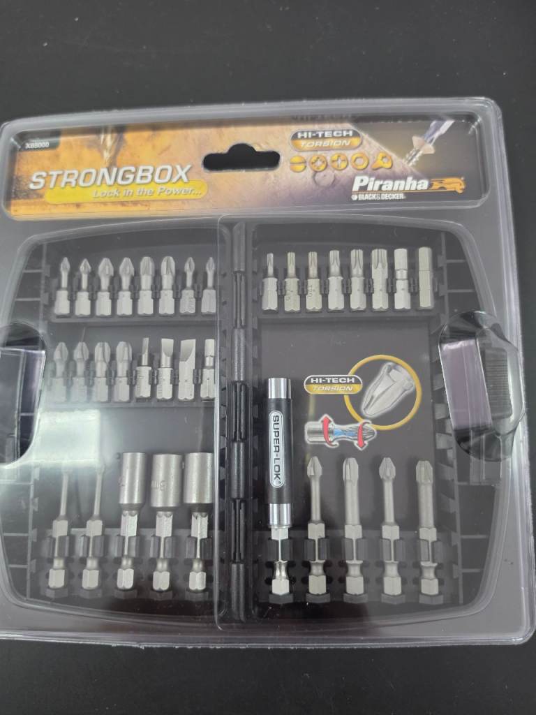 New Hi-Tech Strongbox Piranha Screwdriver Bit Set