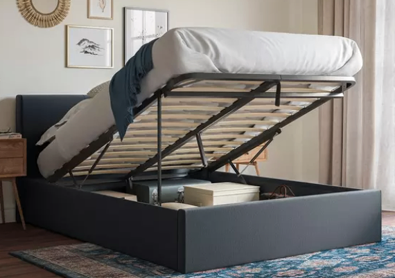 Double Ottoman bed + mattress 