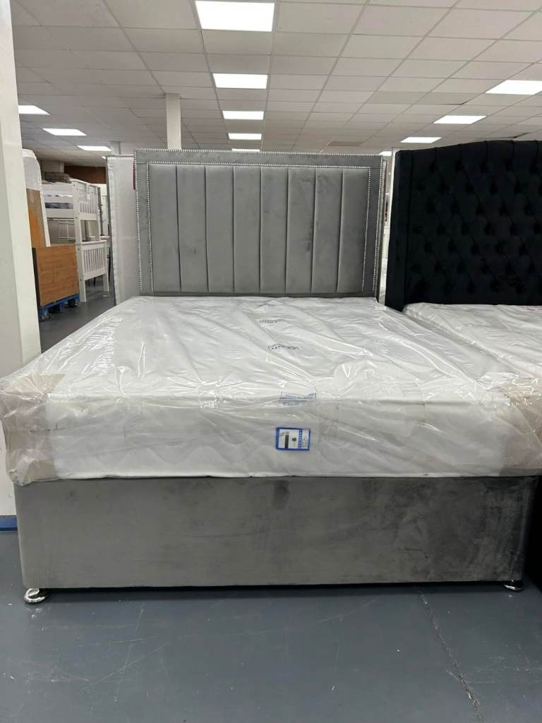 >>>>❤️Grab Now 🚛DIVAN 4FT6 Double Bed Base with Mattress & Storage Drawers 😘15% OFF💥COD🚚